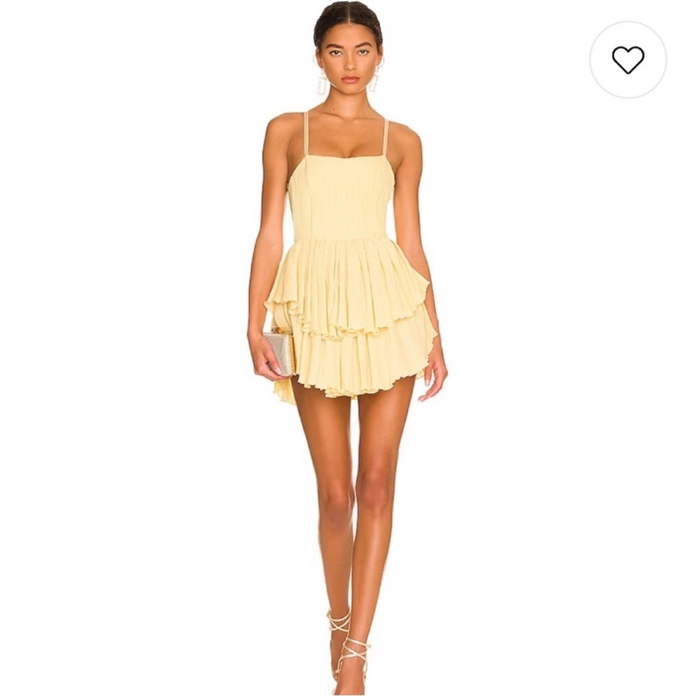 OW Collection Crush Dress in Yellow